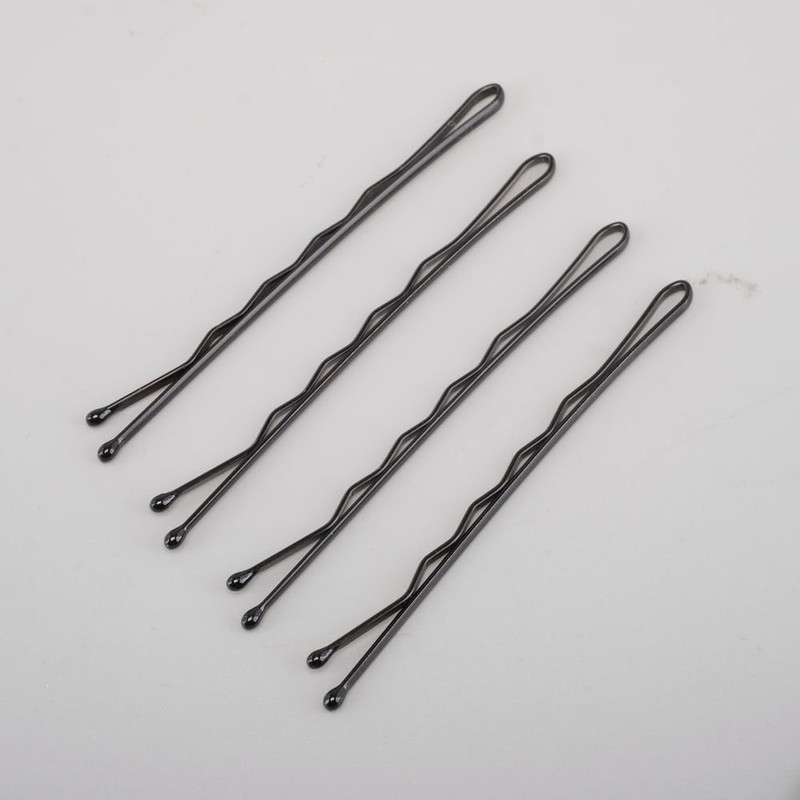 Swosh Bobby Pin Set, Black (Pack of 144)