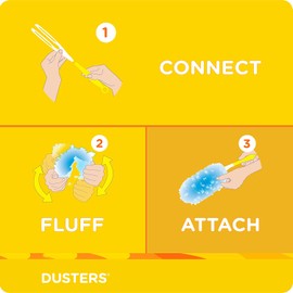 Swiffer 180 Dusters, Ceiling Fan Duster, Multi Surface Refills with Gain Scent, 18 Count