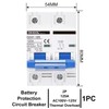 DIHOOL AC Miniature Circuit Breaker,2 Pole 120 Amp 110V Low