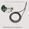 THKFISH Fishing Rod Guide Repair Kit Spinning Rod Guides Ceramics