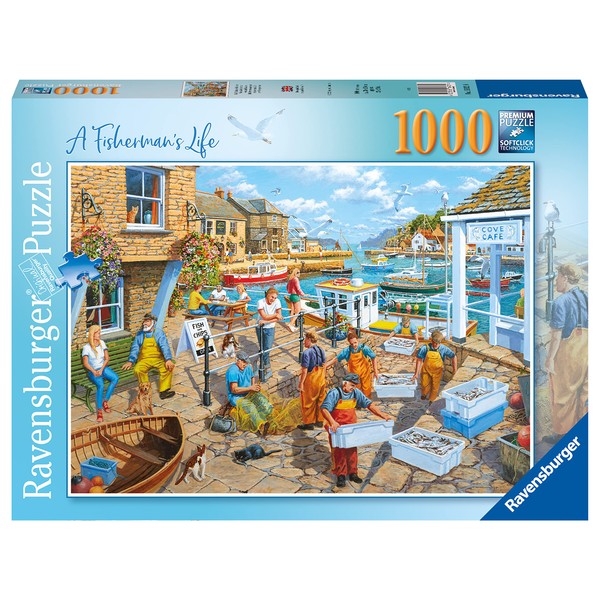 Ravensburger Fisherman’s Life 1000 Piece Jigsaw Puzzle for Adults &
