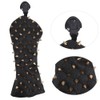 Rivet Wooden Club Protection Headcover Unique PU Waterproof Golf Putter
