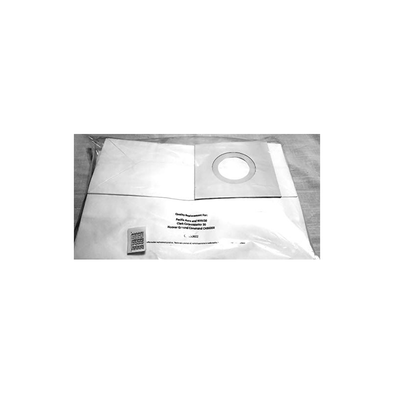 Pacific WAV30 Clarke CarpetMaster 30 Vacuum Bags