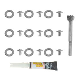 Door Handle & Bezel Repair Kit Gray Front or Rear Passenger RH for Commander