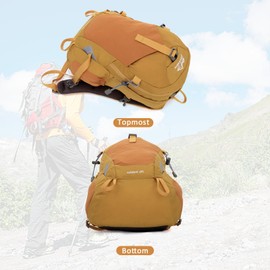 Freiesoldaten 25L Hiking Backpack for Men Women Small Lightweight Daypack Packable Rucksack for Outdoor Camping Travel