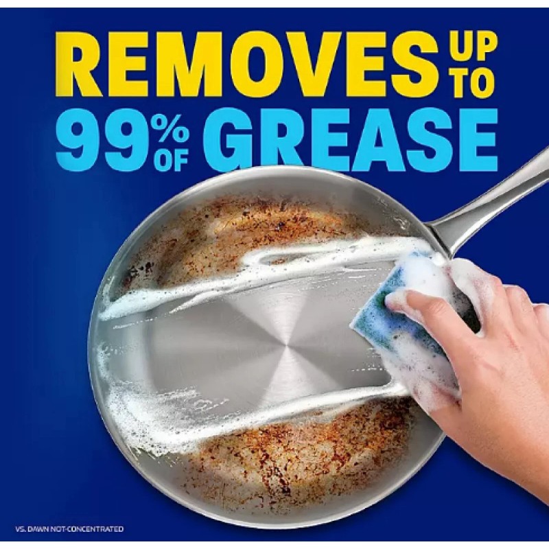 Dawn Platinum Dishwashing Liquid Dish Soap, Refreshing Rain 90 fl.