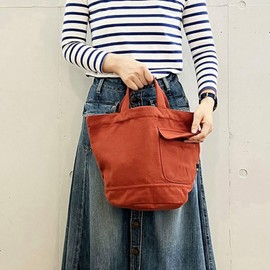 Route 3065 Round Sole, Solid, Small, Tote Bag, SN Deli, Recycled Cotton (Turquoise), Turquoise