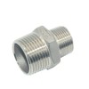Megairon 1" x 3/4" Male Threaded Reducing Nipple Fitting/Adapter,Stainless Steel