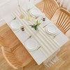 AOKSUNOVA Table Runner Chiffon Yellow Table Runner Beige Cream Tulle
