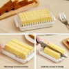Butter Dish with Lid Small,Butter Box Holder,Butter Tray with Lid,Plastic