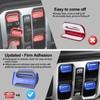 DIAMOOKY 4PCS Upgraded Window Switch Button Cover Compatible with Jeep