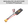 40A Brushless ESC 2-4S Electronic Speed Controller XT60 Plug with