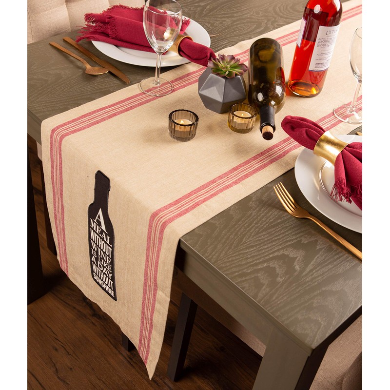 DII Table Top Décor Collection Spring & Summer Table Runner,