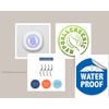 Sasma Home - Waterproof Crib Mattress Protector - Cotton Rich