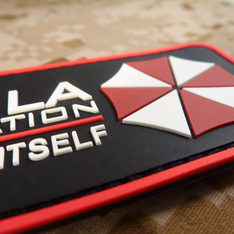 Umbrella Corporation Resident Evil Cosplay PVC Rubber 3D Hook-and-Loop Patch