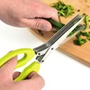 TNSRAY Herb Scissors Green Herb Scissors Stainless Steel Kitchen Scissors