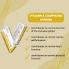 Vitamin B Compound Strong Vegetarian 28 Tablets X 6 Packs