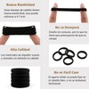 100 Pcs Ligas para Cabello Elásticas, Donas para el Cabello