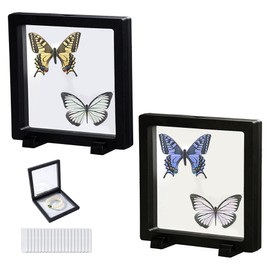 PJTL Rubber Strap, Display Stand, Acrylic Key Holder, Display Case, Display Holder, Aqueous Rust, Sealable, Moisture-Proof, Antioxidant, Toughness, Puncture Resistant, Set of 2, Storage for