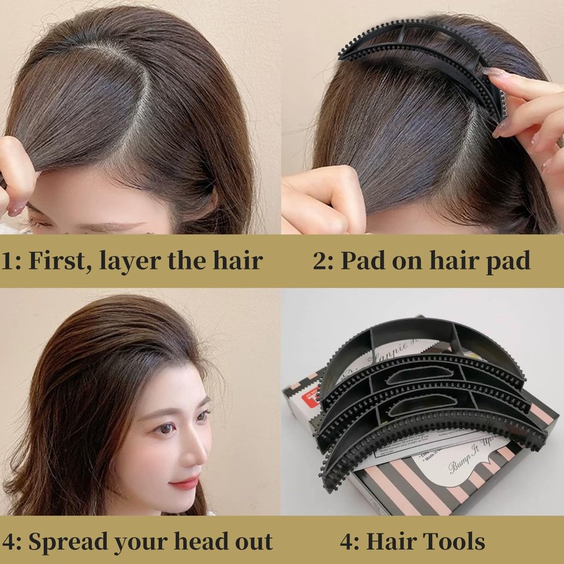 Bump It Hair Accessory, Bump It Up Headband, 5 Pcs