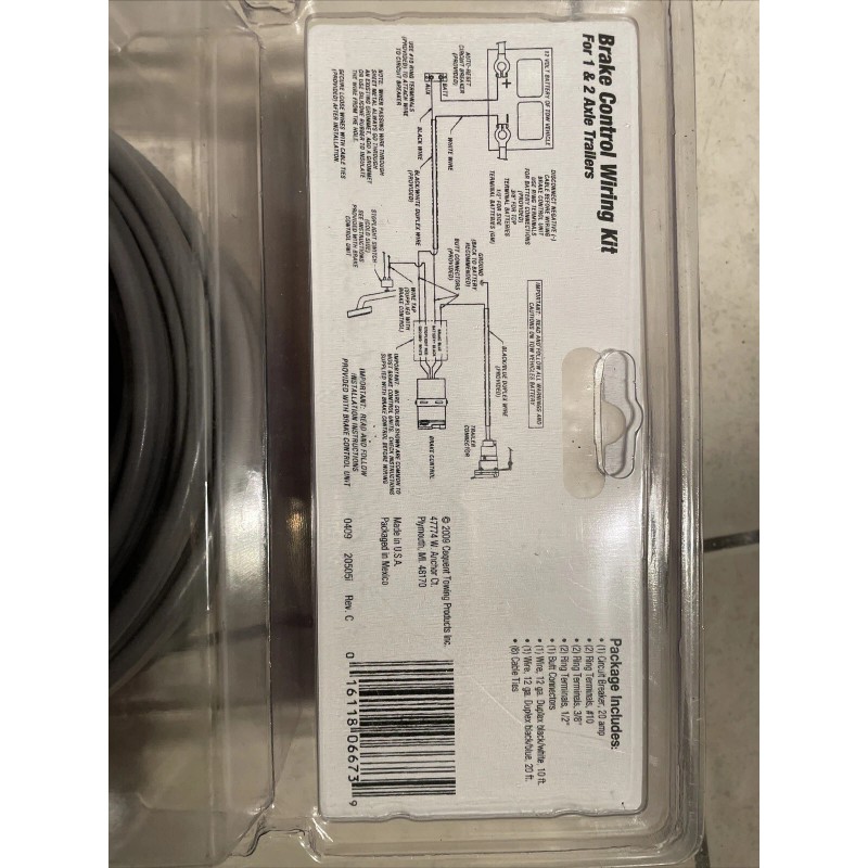 Tow Ready: Brake Control Wiring Kit #20505