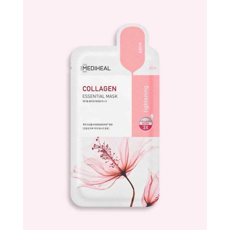 Mascarilla esencial de colágeno mediheal paquete de 10