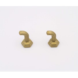 Futagami Brass Strong Magnetic Hook for Walls, Doors and Refrigerators - L Shape