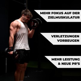 Wrist straps [set of 2] in 45 cm / 60 cm length wrist wraps for wrist support for weight lifting, bodybuilding CrossFit, fitness athletic - suitable for men and women - Athletic Aesthetics