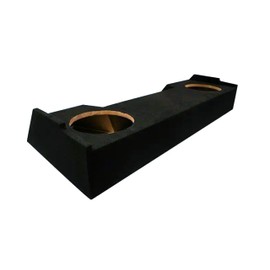 American Sound Connection 2X12DTB-CREW-19UP Dual 12 Inch Subwoofer Box Enclosure Compatible with Dodge Ram Crew Cab 2019-Up