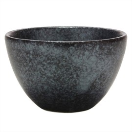 Kaneko Kohei Mino Ware Glass Silver Black Sizzle 555-0001b