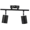 LED Track Light Kit 2 Heads 10.8in Track 90 Degrees