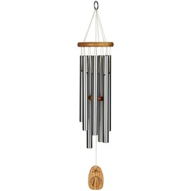 Woodstock Wind Chimes, Outdoor Decor, Garden and Patio Front Porch Decor, (28") Baseball Wind Chime, Gift for Baseball Fans, Take Me Out to The Ball Game Windchime Gifts (TMOC)