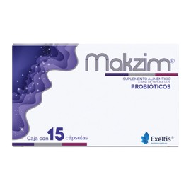 MAKZIM, Suplemento Alimenticio a base de Tapioca con Probióticos (15 Cápsulas)