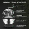 VIVOSUN 13 inch Bud Leaf Bowl Trimmer- Clear Visibility Dome,