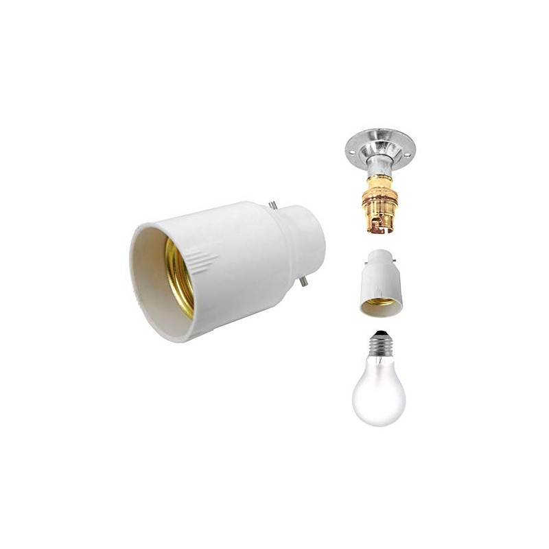 YiLighting - B22 to E26/E27 Two-Pin Socket to Standard Socket