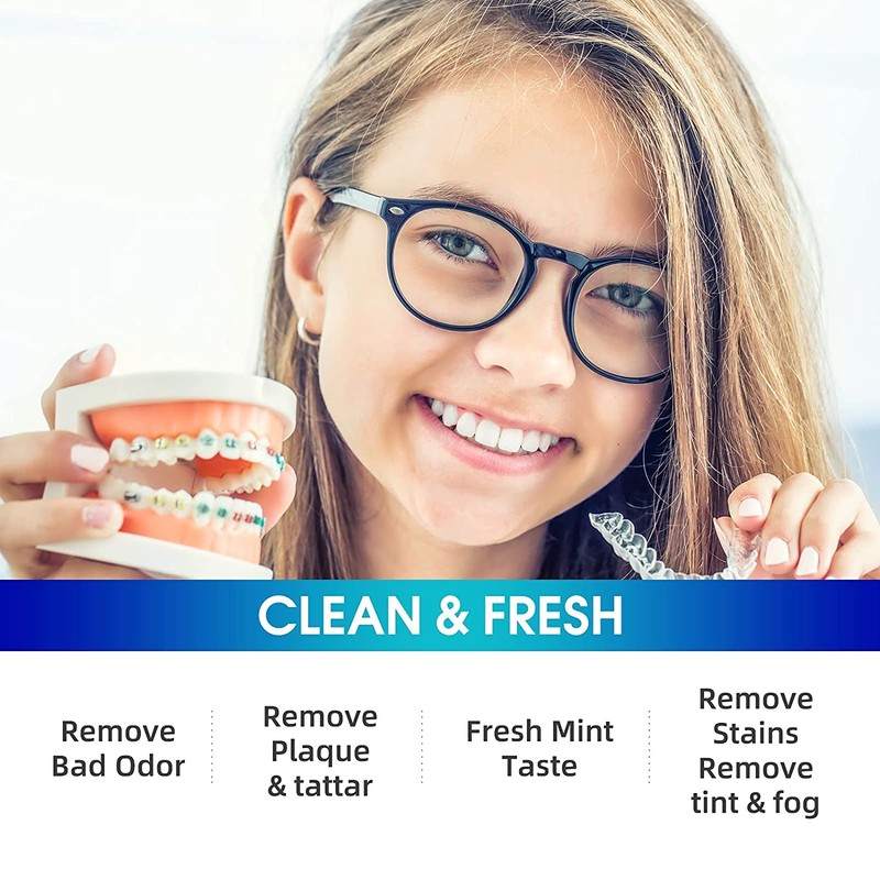 Y-Kelin Retainer and Denture Cleaner 120 Tablets for 4 Months