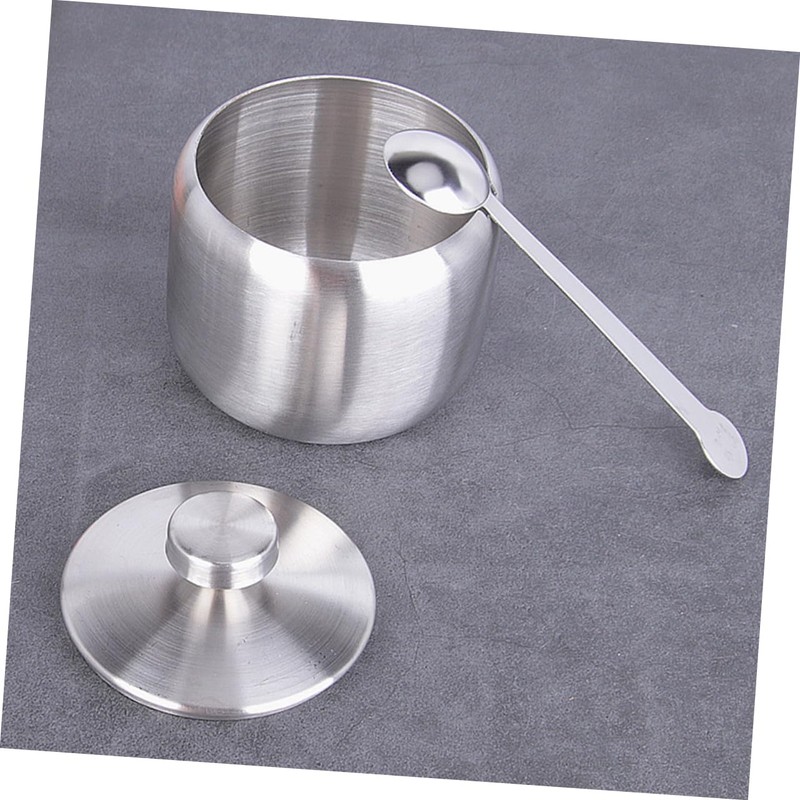 LIFKOME Kitchen Spice Organizer Stainless Steel Seasoning Jars Space-Saving Condiment