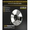 Vitonsbay Flush Mount Watermelon Light Bunk Plate Adapter,Stainless Steel Round