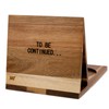 3HQ Wooden Book Stand for Reading Rest, Acacia Triangle Book