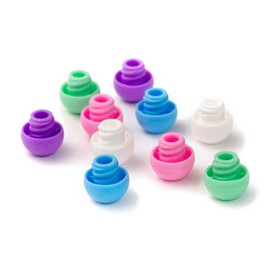 DryFur Syringe Caps for Pets - Variety Pack fits Slip Luer Lock Luer 125 caps