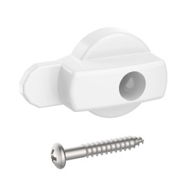 Replacement Andersen Screen Door Latch Compatible with Andersen Screen Door Lock, Fits for Anderson Sliding Door Latch, Andersen French Wood Hinged Screen Doors, Patio Door - White