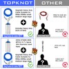 TOPKNOT Dog Tie Out Cable and Stake,(up to 200lbs) 360°Swivel
