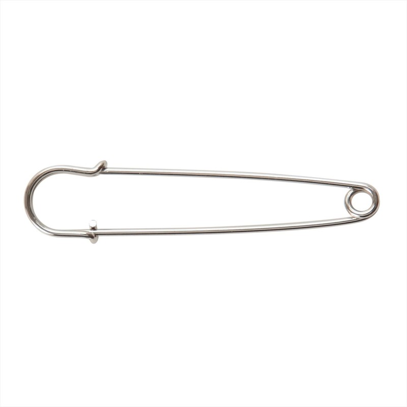 KIYOHARA sankokko- Fashionable Pins, 2 Pieces for 70 mm, Nickel sun14 – 72 