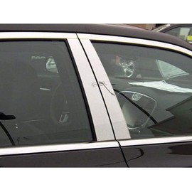 QAA is Compatible with 2011-2020 Chrysler 300 4 Piece Stainless Pillar Post Trim PP51760