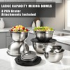 Lazycorner Stainless Steel Mixing Bowls with Airtight Lids Set of