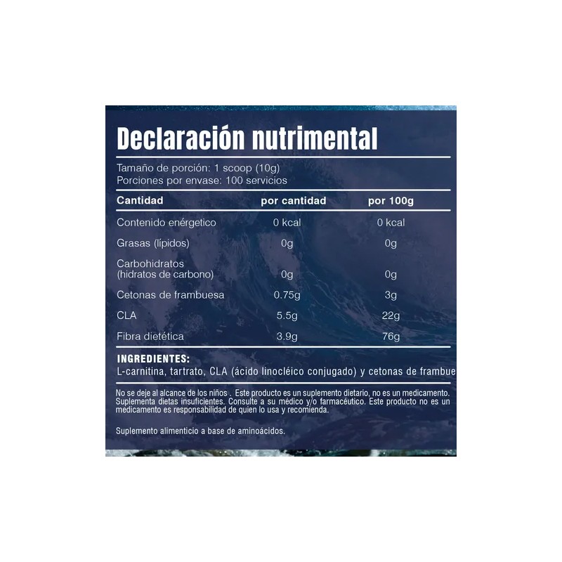 Cla Carnitina 1kg Kraken 100 Servs Pre Entreno Sabores