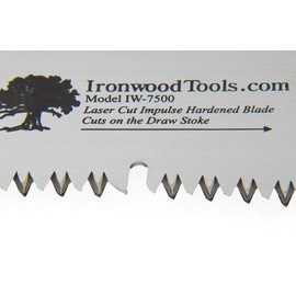 Ironwood Tool Company High Carbon Steel Tree Pruning Saw Blade IW7500 Works With IW 1700 Pruning Extension Pole