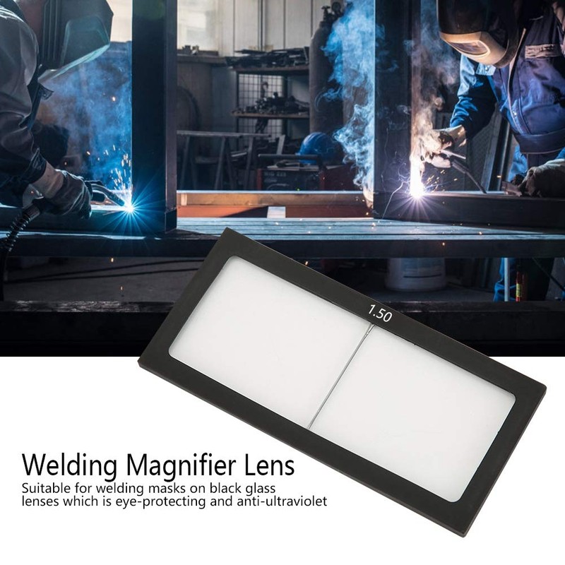 Welding Glass Magnifier Lens Automatic Darkening Filter Darkening Horizontal Eye-Protecting