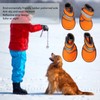 4pcs Dog Boots Soft Rubber Waterproof Pet Dog Paw Protector
