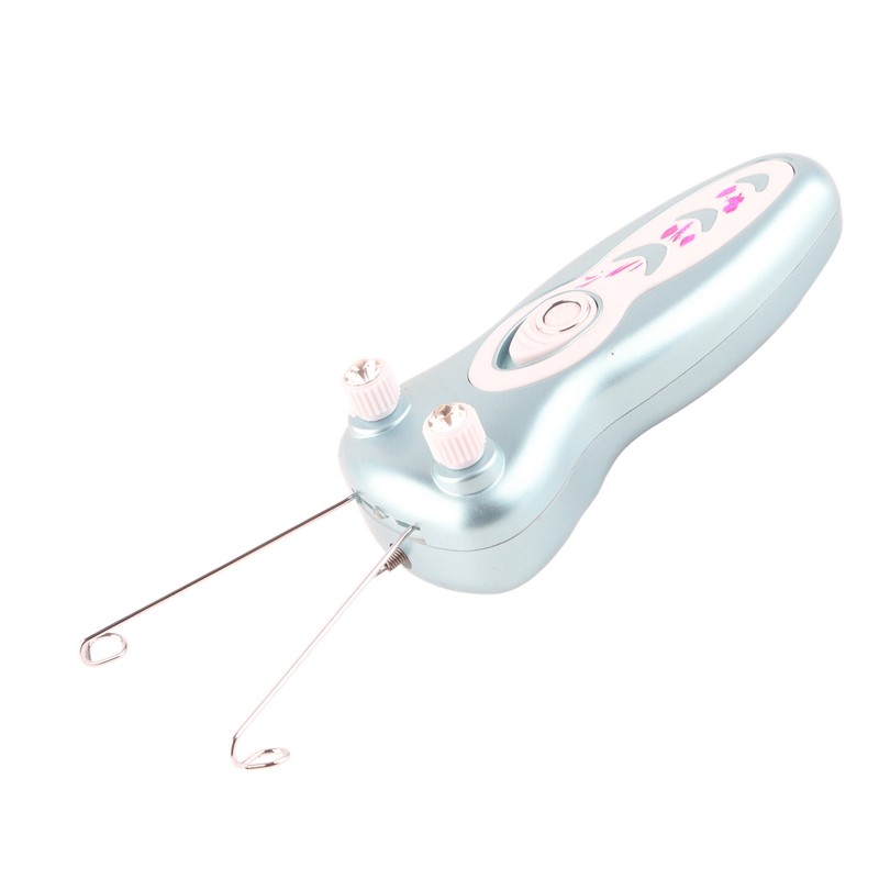 Electric Facial Cotton Threading Epilator Rechargeable Cordless LED Lighting Threading